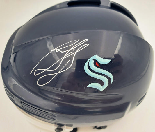 Ron Francis Autographed Seattle Kraken Mini Helmet Fanatics Holo Stock #185603