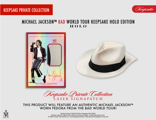 Michael Jackson Bad World Tour Keepsake Holo - Breaker Box