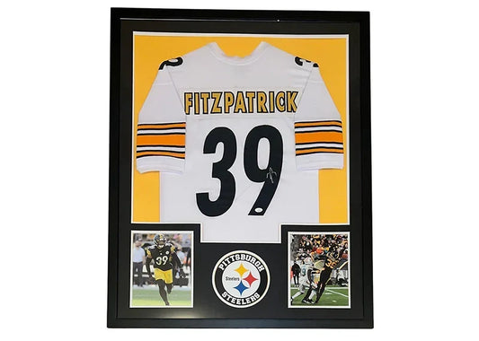 Minkah Fitzpatrick Signed Pittsburgh Framed Jersey 34x42 (JSA)