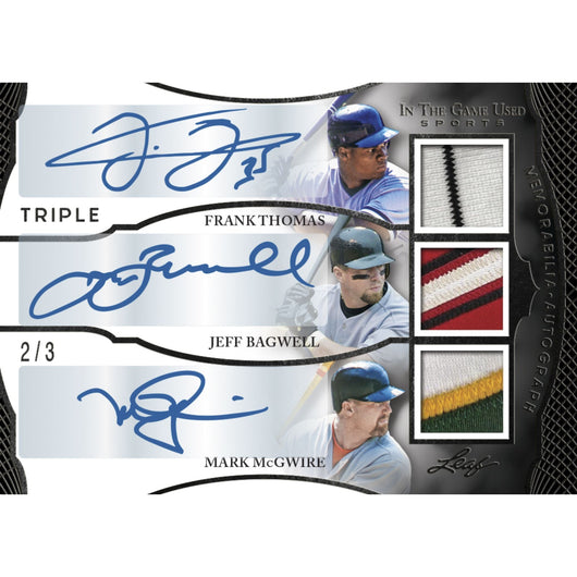 2024 Leaf In The Game Used Sports Hobby Box
