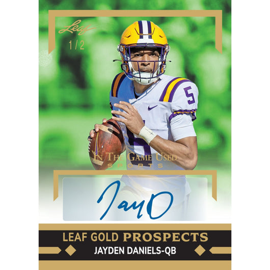 2024 Leaf In The Game Used Sports Hobby Box