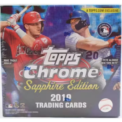 2019 Topps Chrome Sapphire Baseball Box