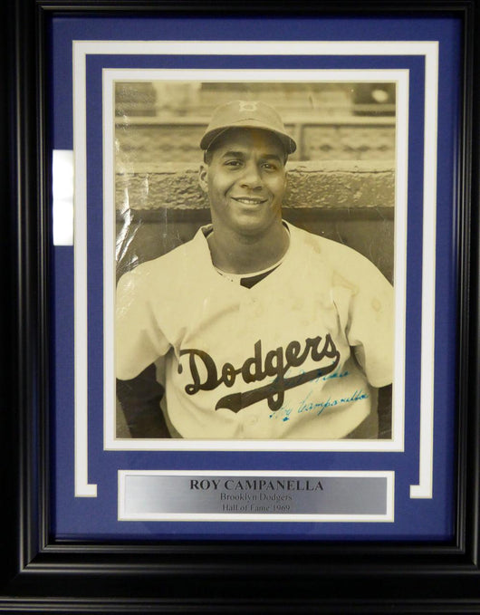 Roy Campanella Autographed Framed 8x10 Magazine Page Photo Brooklyn Dodgers "Best Wishes" PSA/DNA #AC00434