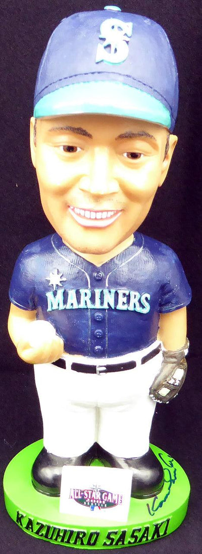 Kazuhiro Sasaki Autographed Seattle Mariners 2001 All Star Bobblehead Beckett BAS #I11626