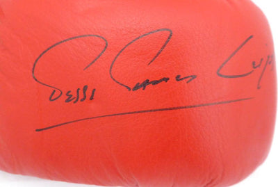 Jesse James Leija Autographed Red Everlast Boxing Glove Beckett BAS #F87964