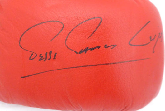 Jesse James Leija Autographed Red Everlast Boxing Glove Beckett BAS #F87964