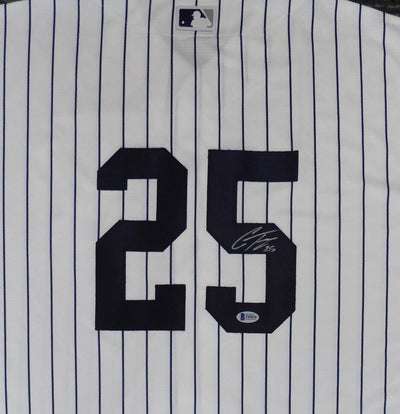 New York Yankees Gleyber Torres Autographed White Majestic Cool Base Jersey Size XL Beckett BAS Stock #147540