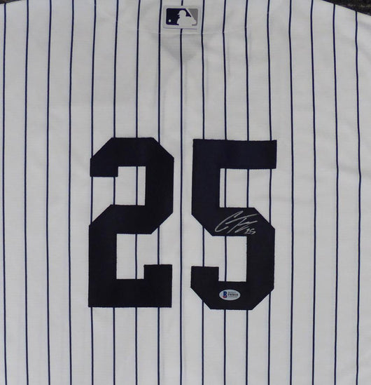 New York Yankees Gleyber Torres Autographed White Majestic Cool Base Jersey Size XL Beckett BAS Stock #147540