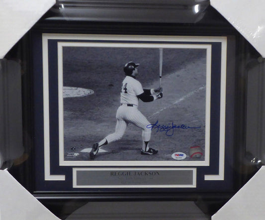 Reggie Jackson Autographed Framed 8x10 Photo New York Yankees PSA/DNA Stock #154877