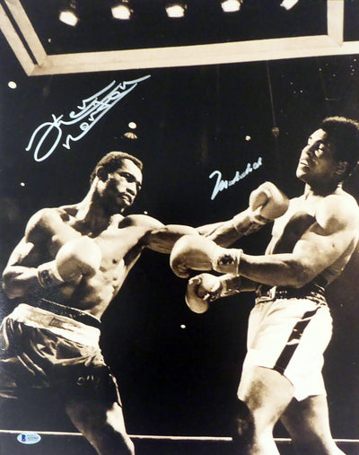Muhammad Ali & Ken Norton Autographed Framed 16x20 Photo Beckett BAS #A53365