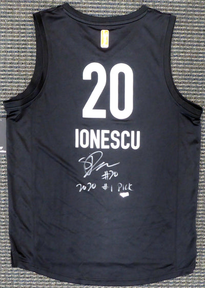 New York Liberty Sabrina Ionescu Autographed Black Fanatics Fast Break Jersey Size M "2020 #1 Pick" Fanatics Holo Stock #184722