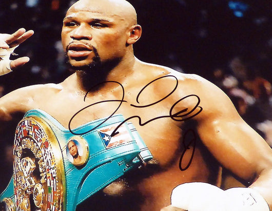 Floyd Mayweather Jr. Autographed 16x20 Photo Beckett BAS #V06968