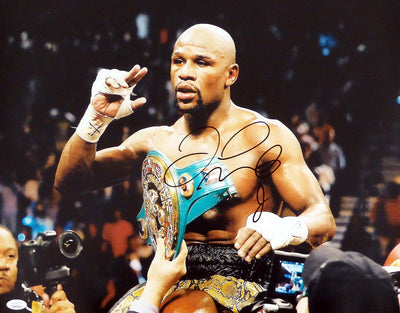 Floyd Mayweather Jr. Autographed 16x20 Photo JSA #WPP775522