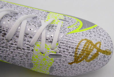 Mason Mount Autographed Silver & Yellow Nike Mercurial Cleat Shoe Chelsea F.C. Size 10 Beckett BAS #K06401