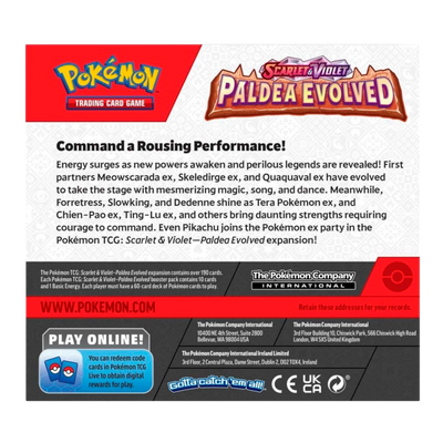 Paldea Evolved Booster Boxes & Cases