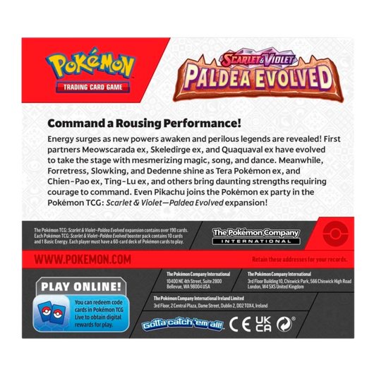 Paldea Evolved Booster Boxes & Cases