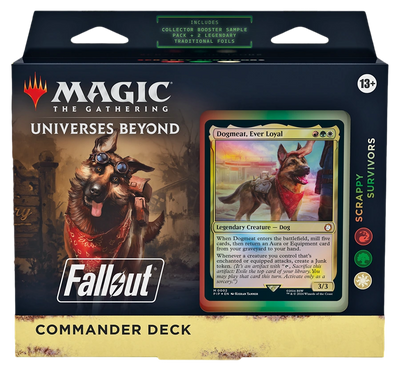 Magic the Gathering: Fallout Commander Decks & Cases