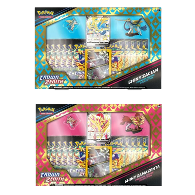 Sword & Shield: Crown Zenith - Premium Figure Collection (Shiny Zacian & Zamazenta)