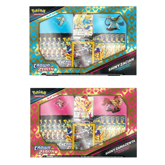 Sword & Shield: Crown Zenith - Premium Figure Collection (Shiny Zacian & Zamazenta)