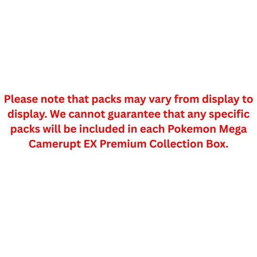 Pokemon Mega Camerupt Ex Premium Collection Box