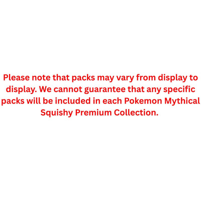 Pokemon Mythical Squishy Premium Collection