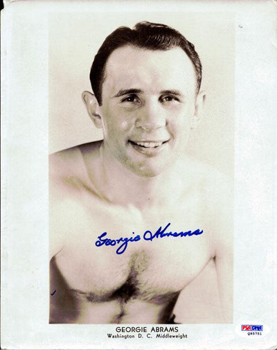 Georgie Abrams Autographed 8x10 Photo PSA/DNA #Q95751