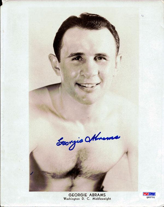 Georgie Abrams Autographed 8x10 Photo PSA/DNA #Q95751