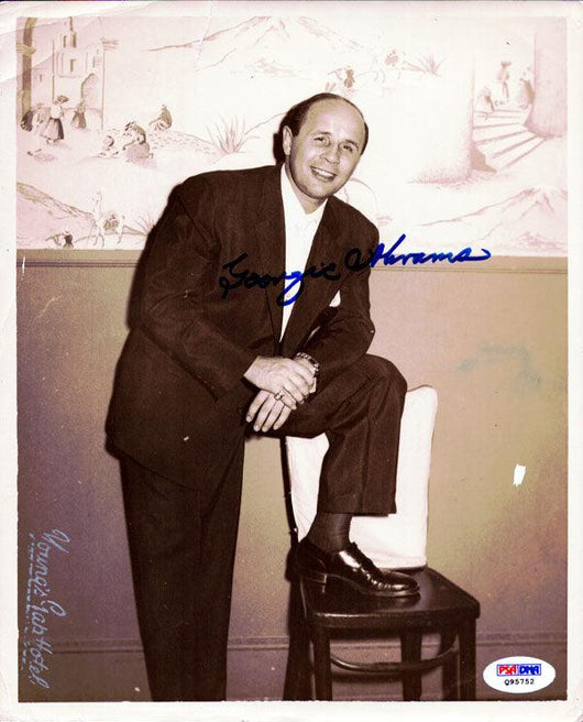 Georgie Abrams Autographed 8x10 Photo PSA/DNA #Q95752