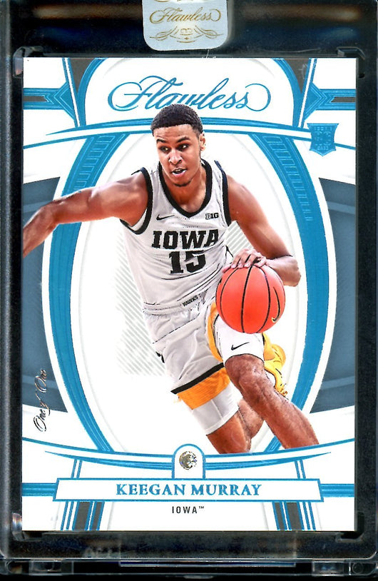 2022/23 Panini Flawless Collegiate Keegan Murray Rookie Diamond 1/1 Kings