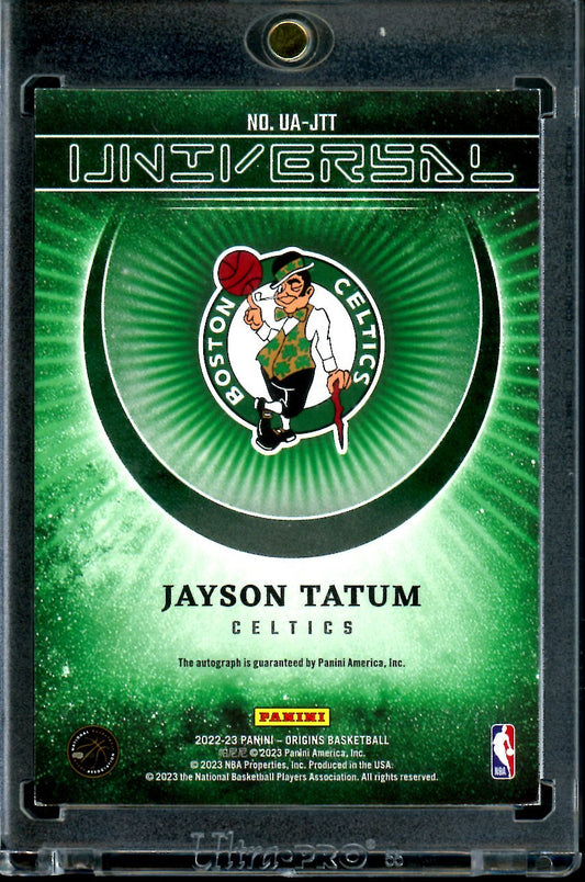2022/23 Panini Origins Jayson Tatum Universal Auto Pink /25 Celtics