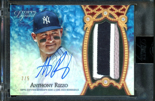 2022 Topps Dynasty Anthony Rizzo Patch Auto /5 Yankees