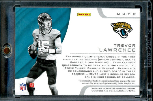 2021 Panini Chronicles Trevor Lawrence Rookie RPA /25 Jaguars
