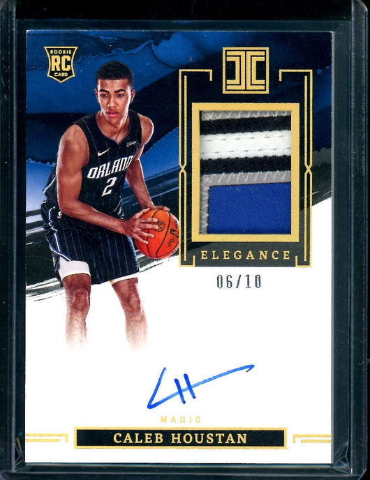 2022/23 Panini Impeccable Caleb Houstan Rookie Auto Elegance RPA /10 Magic