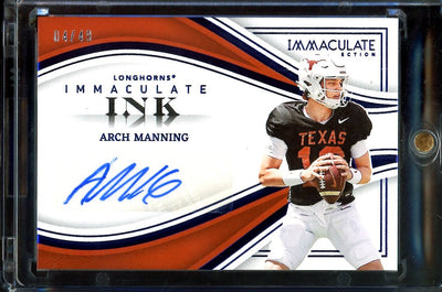 2023 Panini Immaculate Arch Manning Immaculate Ink Auto /49 Texas