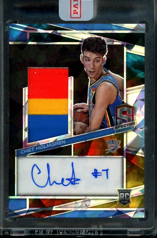 2022-23 Panini Spectra Chet Holmgren Rookie RPA /35 Thunder