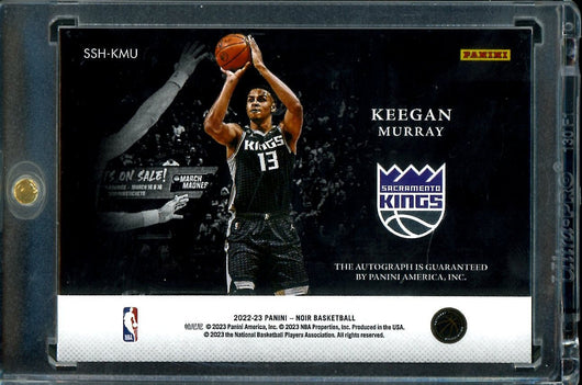2022-23 Panini Noir Keegan Murray Rookie Spotlight Signatures Auto /99 Kings