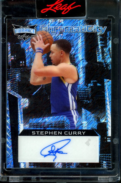 2023 Leaf Vibrance Stephen Curry ChromatiCity Auto 1/1 Warriors