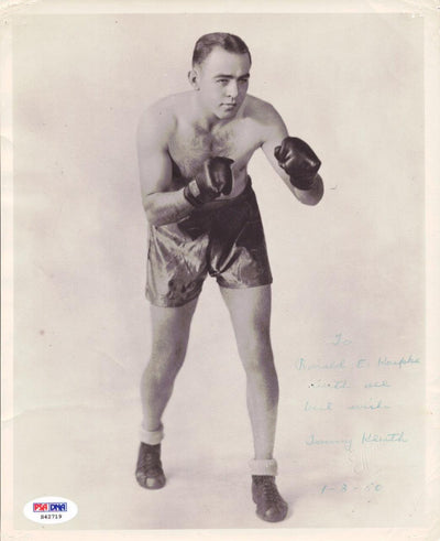 Willie Lamorte Autographed 8x10 Photo PSA/DNA #S42719