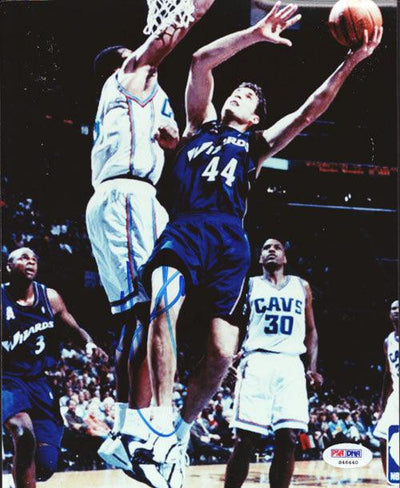 Christian Laettner Autographed 8x10 Photo Washington Wizards PSA/DNA #S46440