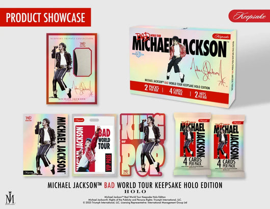 Michael Jackson Bad World Tour Keepsake Holo - Breaker Box