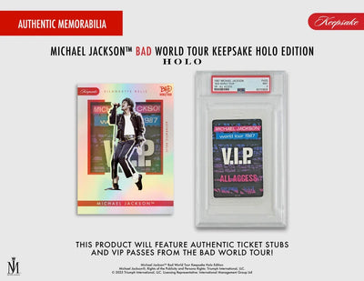 Michael Jackson Bad World Tour Keepsake Holo - Breaker Box