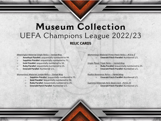 2022-23 Topps UEFA Champions League Museum Collection Soccer 12 Box Case