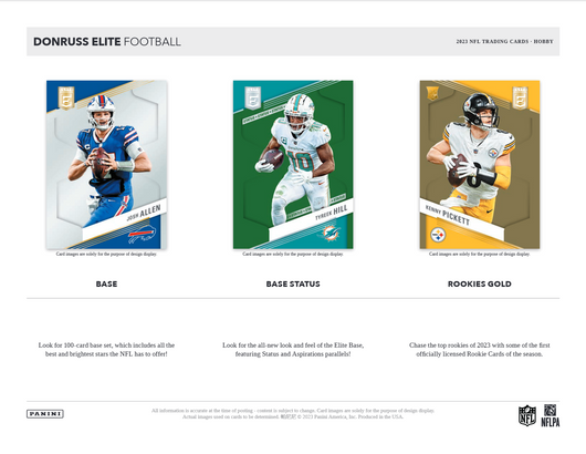 2023 Panini Donruss Elite Football Hobby Box