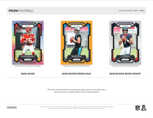 2023 Panini Prizm Football Hobby 12 Box Case