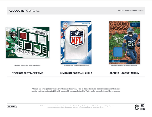 2023 Panini Absolute Football Hobby Box