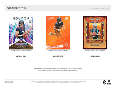 2023 Panini Phoenix Football Hobby Box
