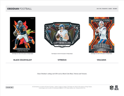 2023 Panini Obsidian Football Hobby 12 Box Case