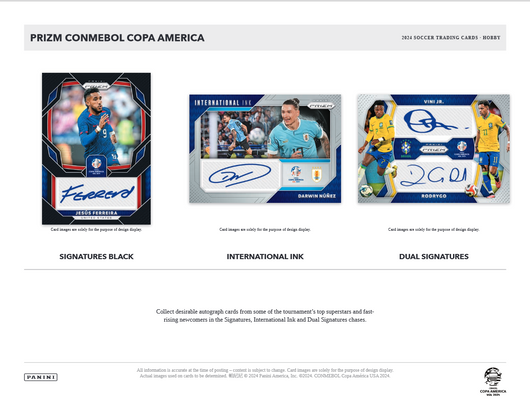 2023-24 Panini Prizm COPA America Soccer Hobby 12 Box Case