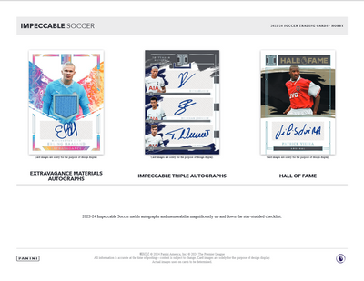 2023-24 Panini Impeccable Soccer Hobby Box