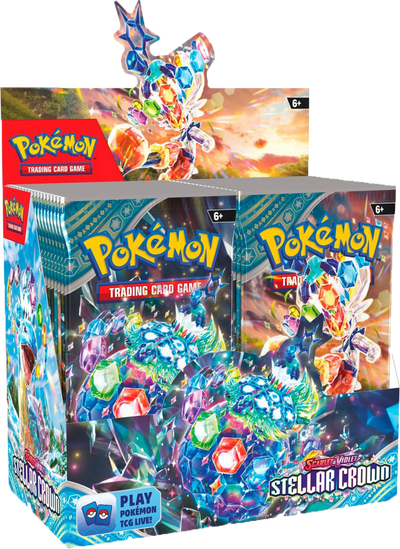 Stellar Crown Booster Boxes & Cases